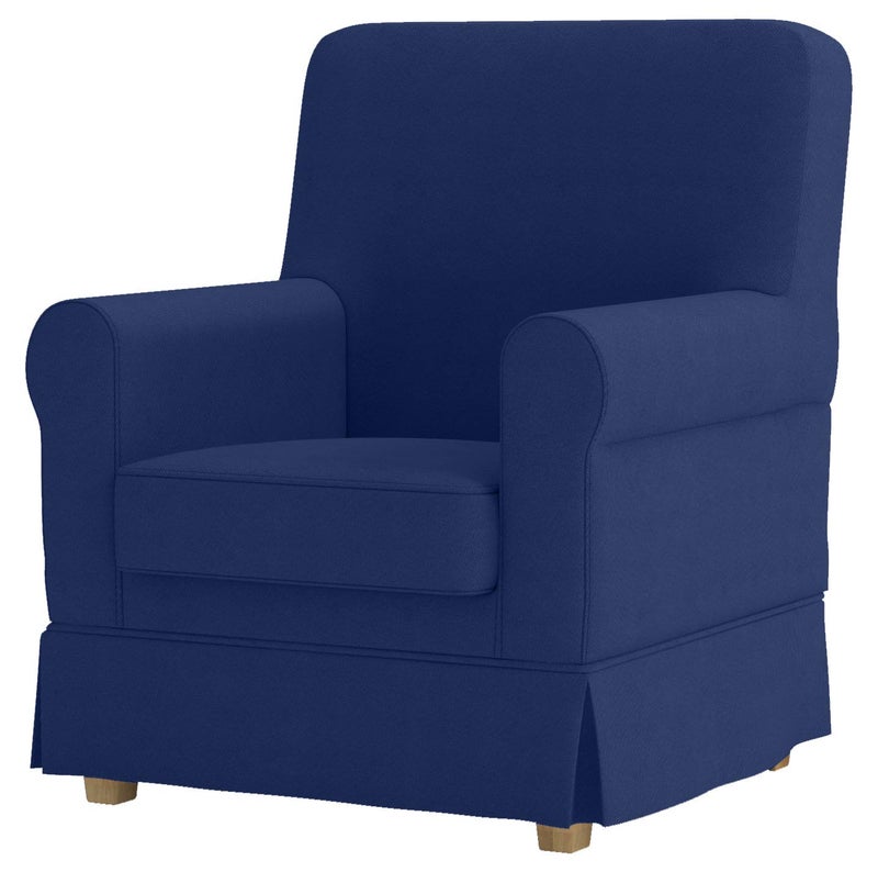 Custom Slipcover Replacement The Ektorp Jennylund Cover Replacement is Custom Made for IKEA Jennylund Chair. an IKEA Armchair Sofa Slipcover Replacement (Blue) - Image 1